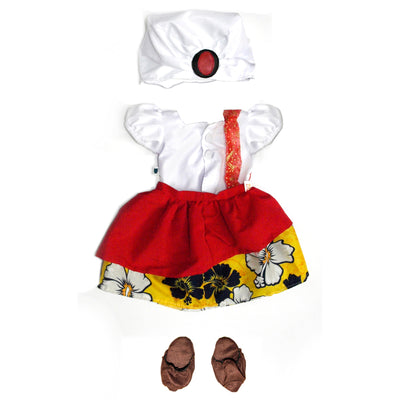 Mardi Gras Dress, 46cm Hand Puppet clothes