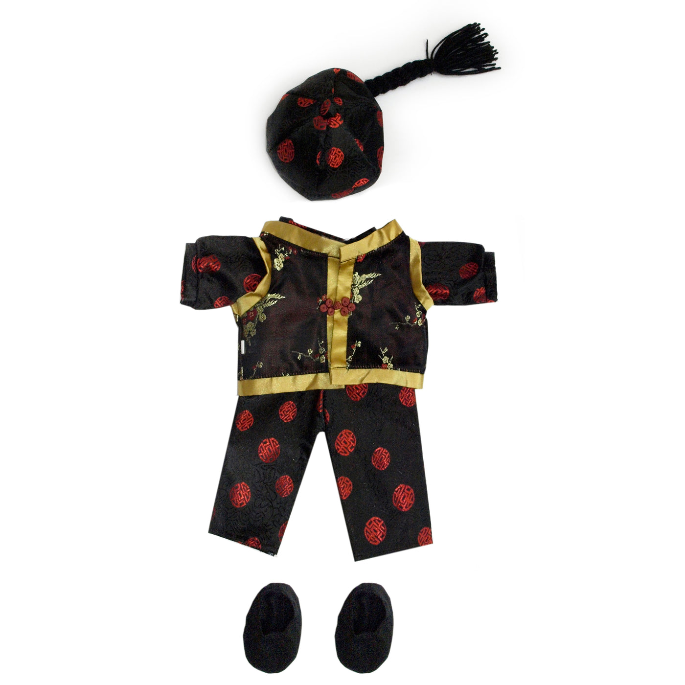 Chinese Boy Costume, 46cm Hand Puppet clothes