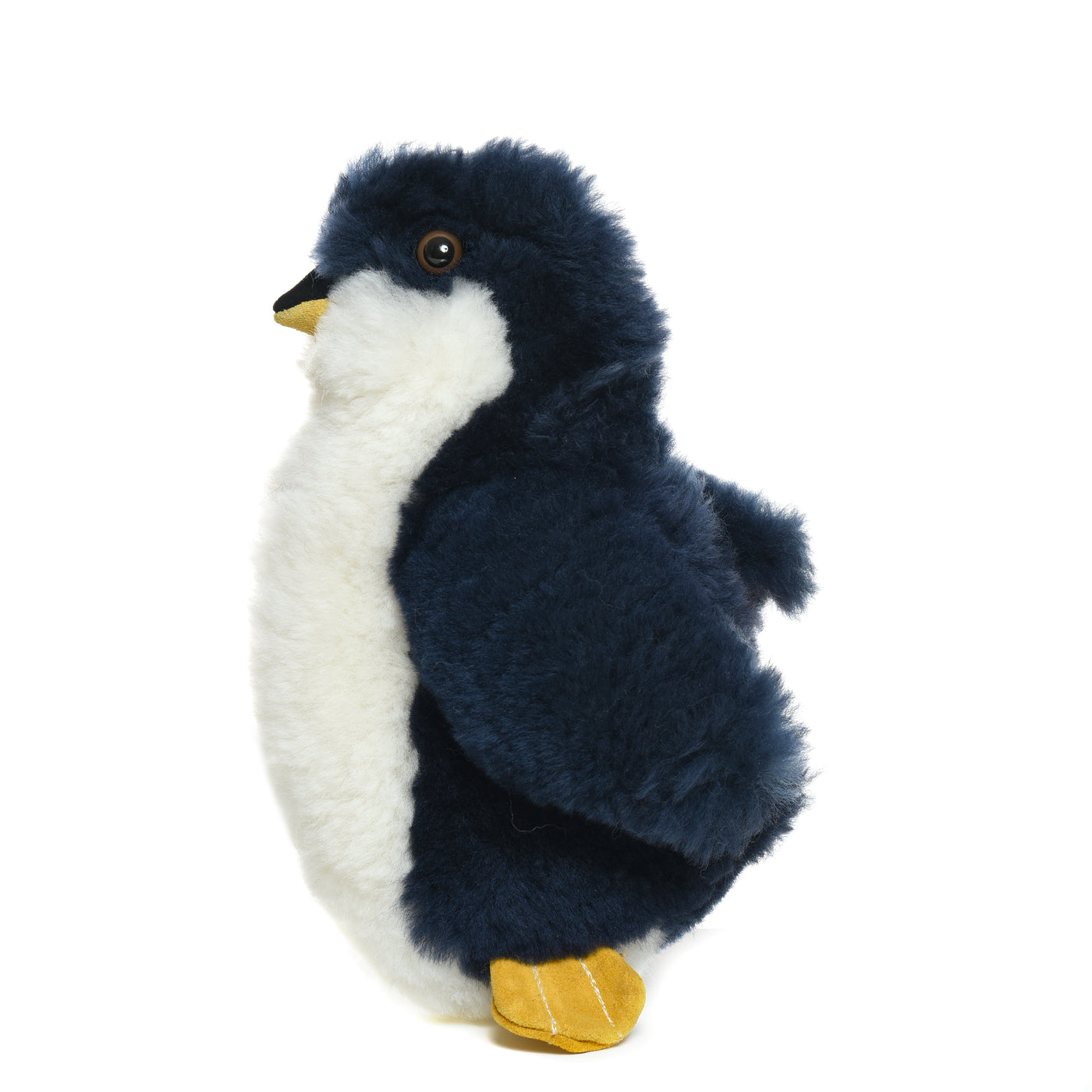 Lost and Found & Penguin Lambskin Sheepskin natural soft toy & Free carry bag