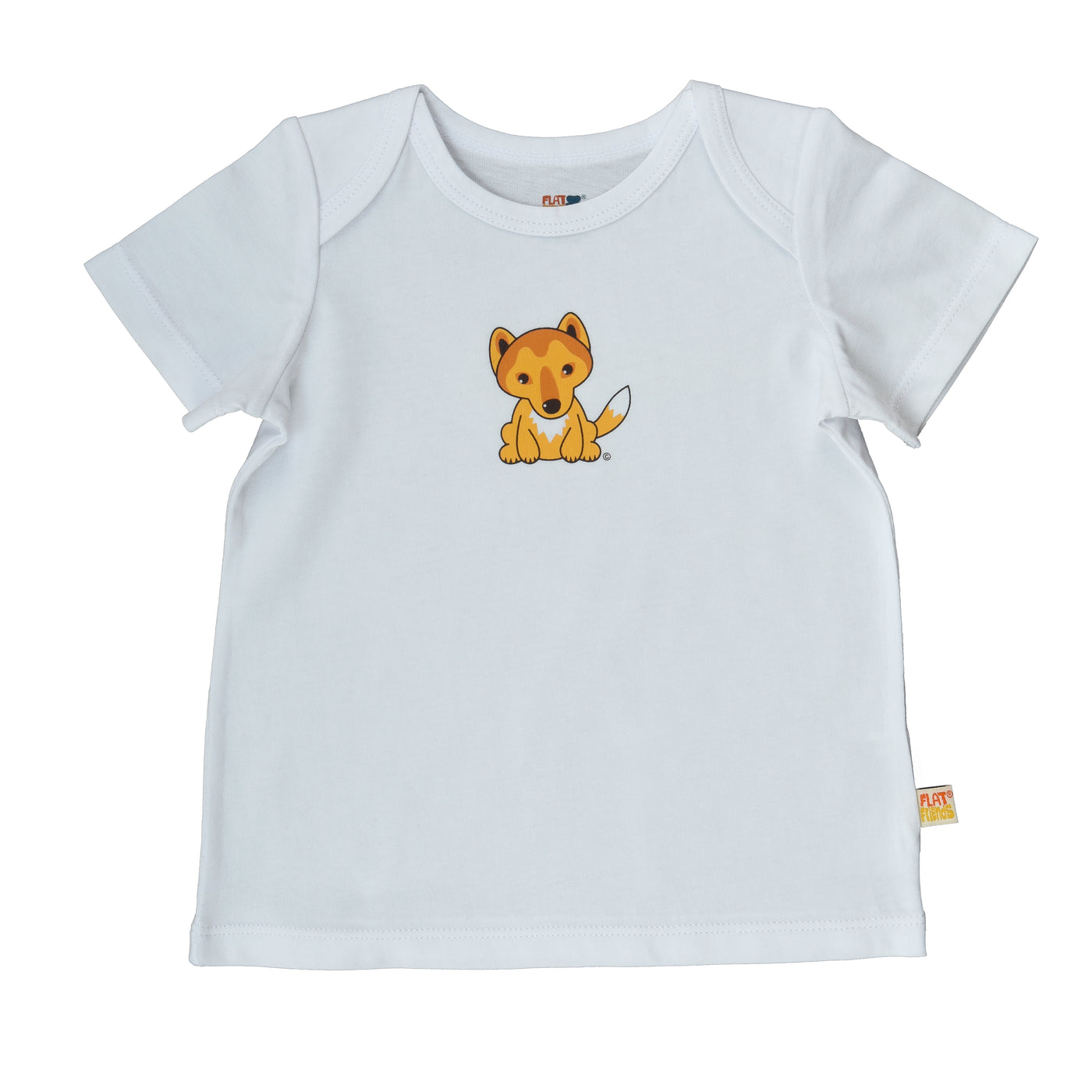 Baby Short Sleeve T-Shirt - Organic Cotton - Dingo