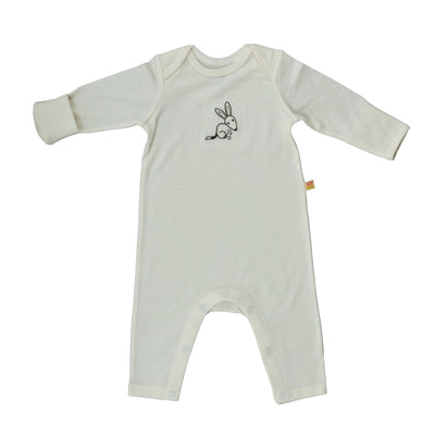 Long Sleeve Baby Jump Suit - Organic Cotton - Giraffe