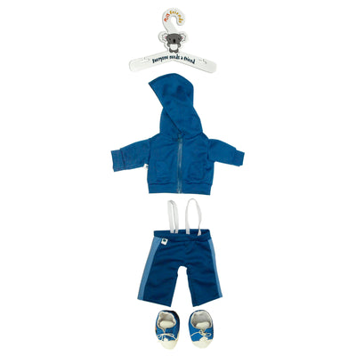 Tracksuit with Hood, 46cm Hand Puppet clothes