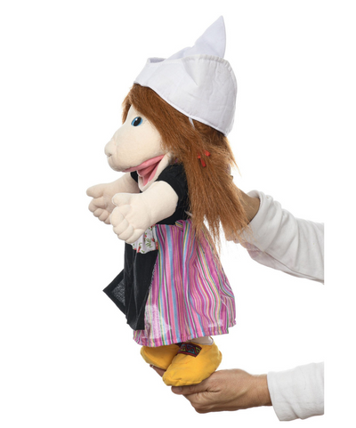 Pia, Girl Hand Puppet