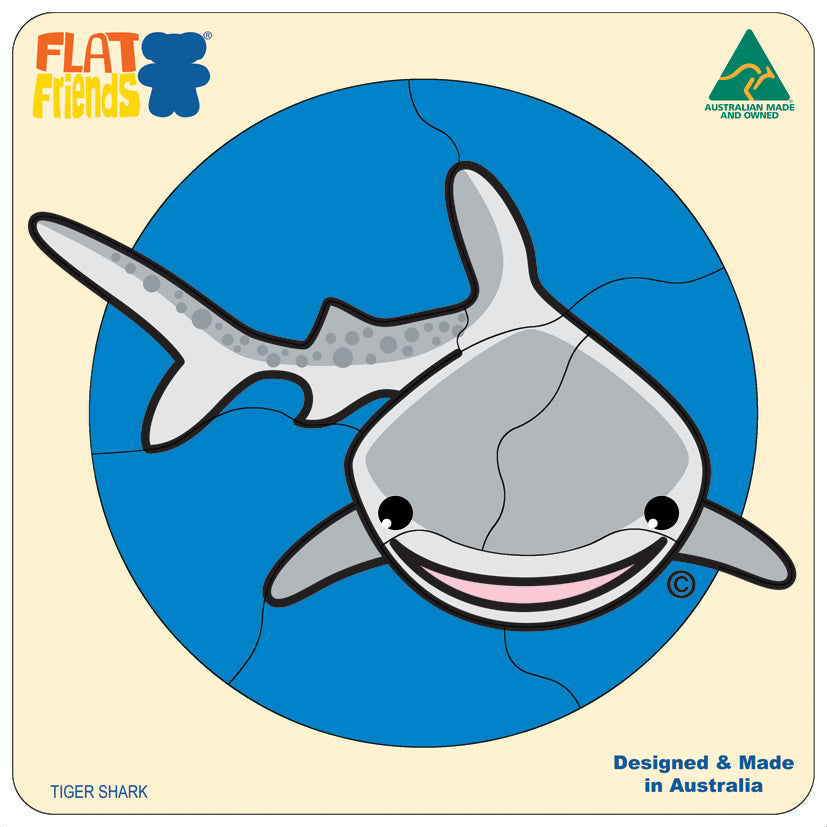 Wooden Puzzle Tiger Shark Kiki