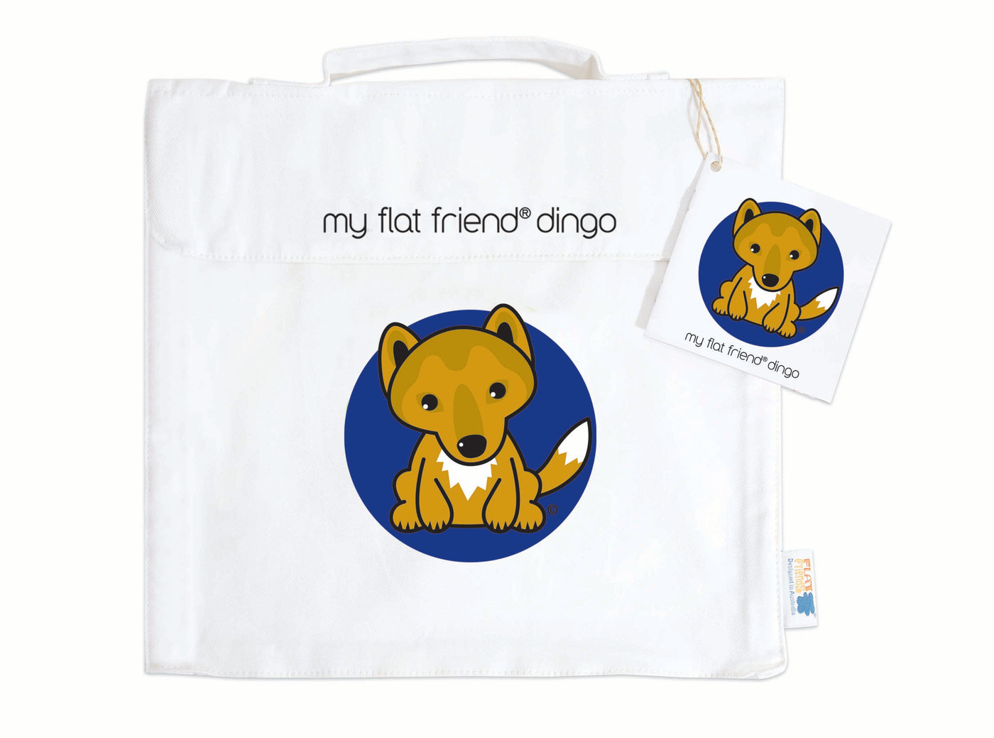 Baby Long Sleeve T-Shirt Organic Cotton & Dingo lambskin sheepskin soft toy & Free Carry Bag